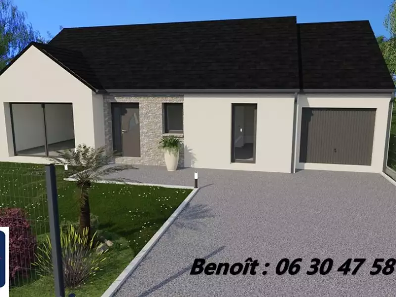 Maison neuve, 90 m² - Moret-Loing-et-Orvanne (77250)