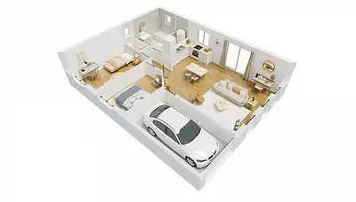 Maison neuve, 65 m²