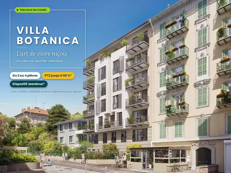 Programme neuf VILLA BOTANICA à Nice (06000) – SULLY IMMOBILIER