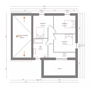 Maison neuve, 130 m²