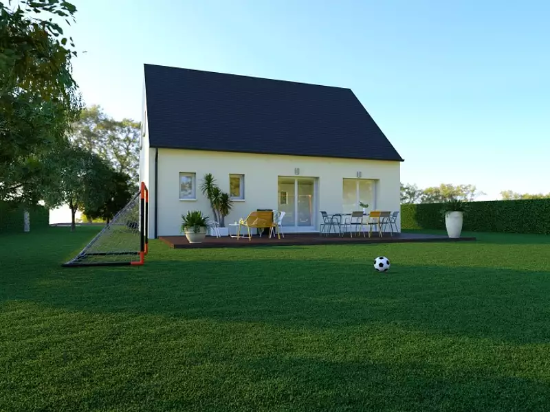 Maison neuve, 106 m² - Savigné-sur-Lathan (37340)