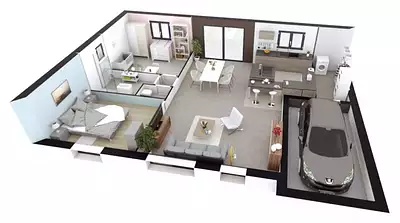 Maison neuve, 80 m²