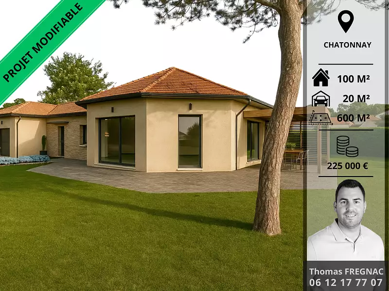 Maison neuve, 100 m² - Châtonnay (38440)