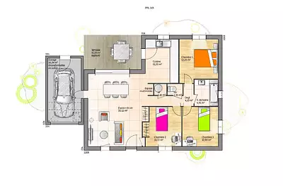 Maison neuve, 89 m²