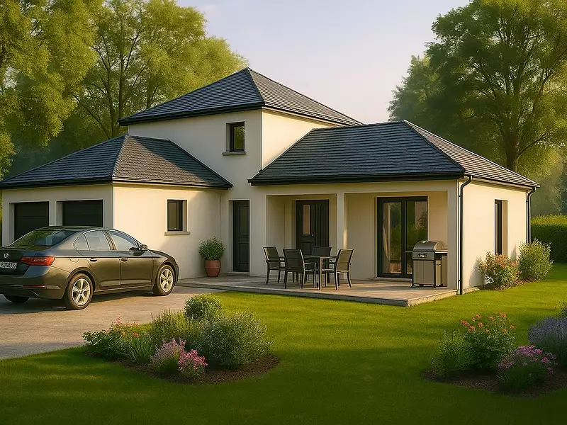 Maison neuve, 135 m² - Bréauté (76110)