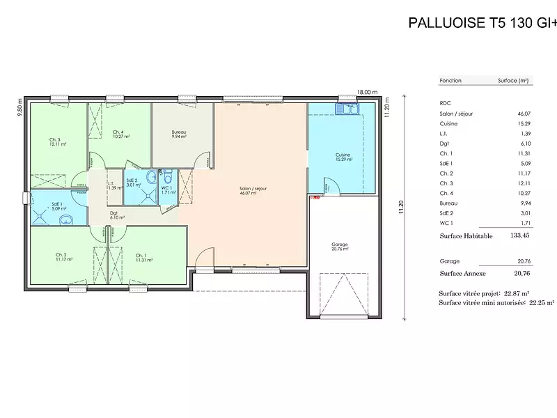 Maison neuve, 90 m² - Les Magnils-Reigniers (85400)