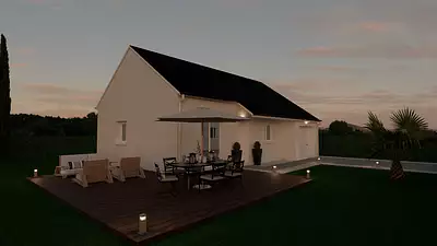 Maison neuve, 63,07 m²