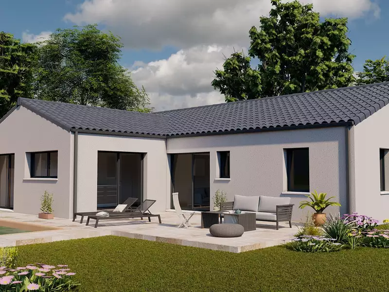 Maison neuve, 101,84 m² - Mortagne-sur-Sèvre (85290)