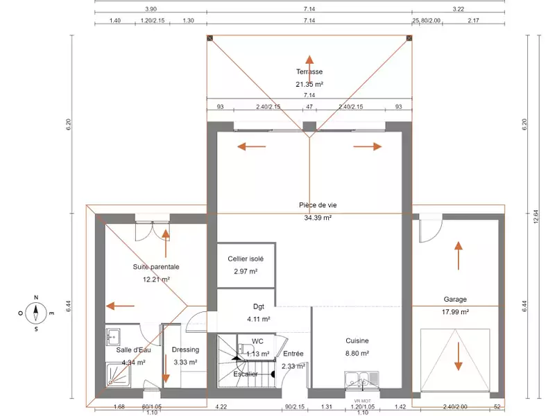 Maison neuve, 100 m² - Lherm (31600)