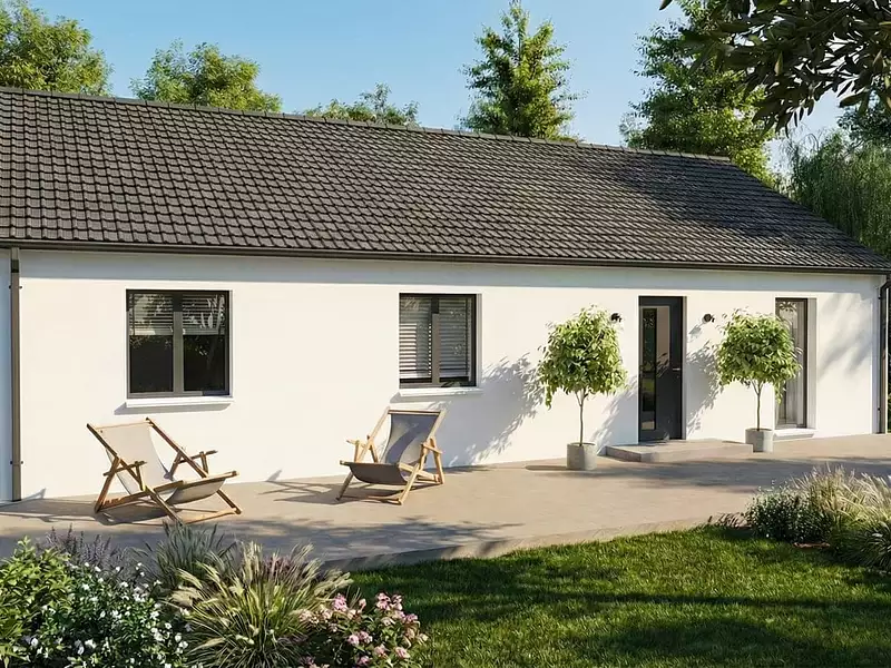 Maison neuve, 91 m² - Saint-Eloi (58000)