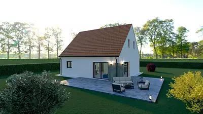 Terrain à bâtir, 1 800 m²
