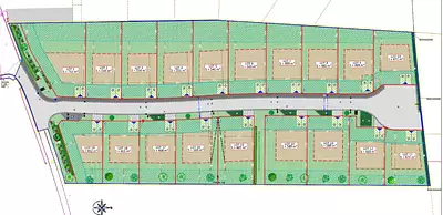 Terrain à bâtir, 590 m²