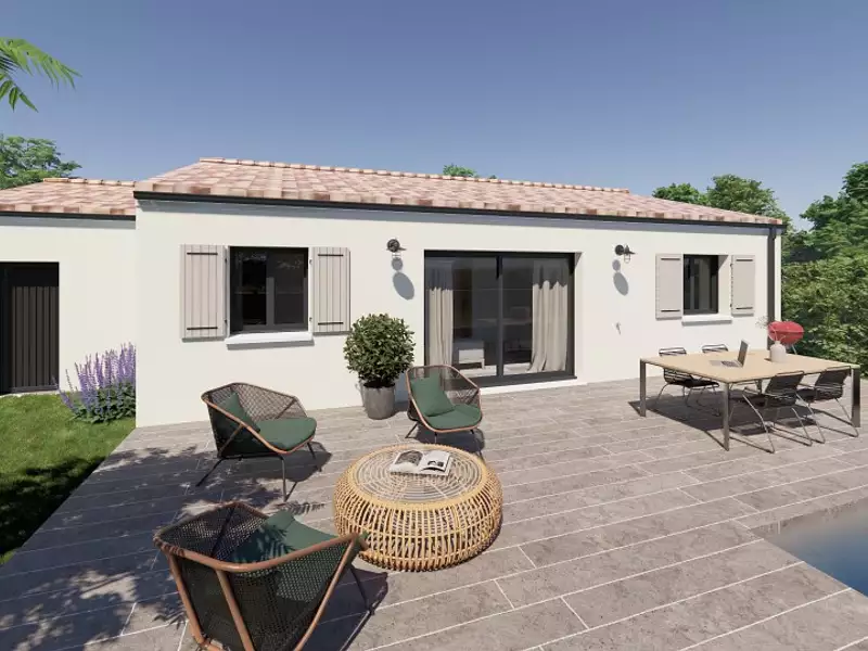 Maison neuve, 80 m² - Saint-Augustin (17570)