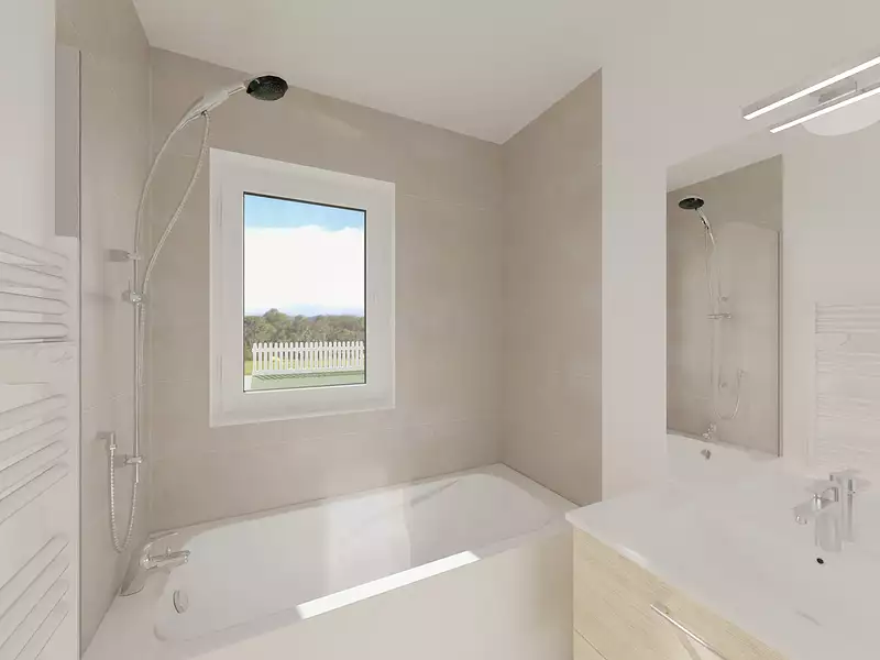 Maison neuve, 123,36 m² - Grangues (14160)