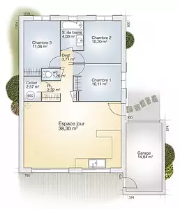 Maison neuve, 83 m²