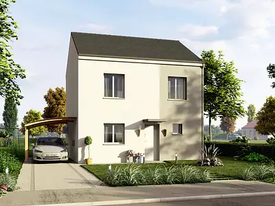 Maison neuve, 83,73 m²
