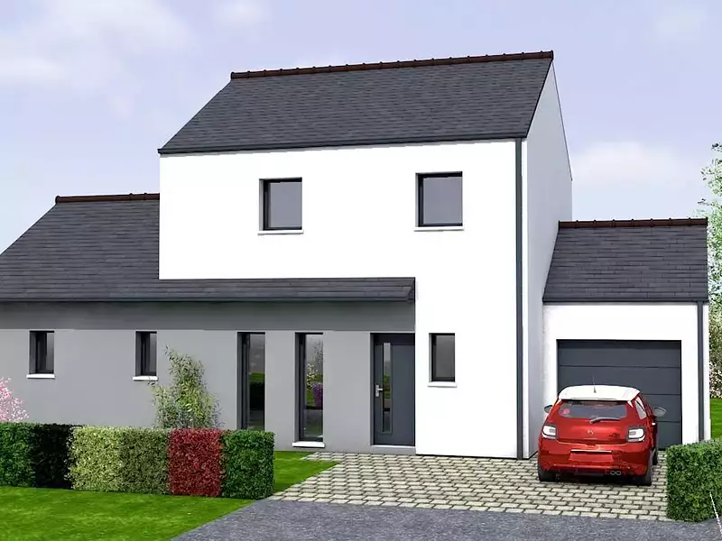 Maison neuve, 109,41 m² - Ligné (44850)