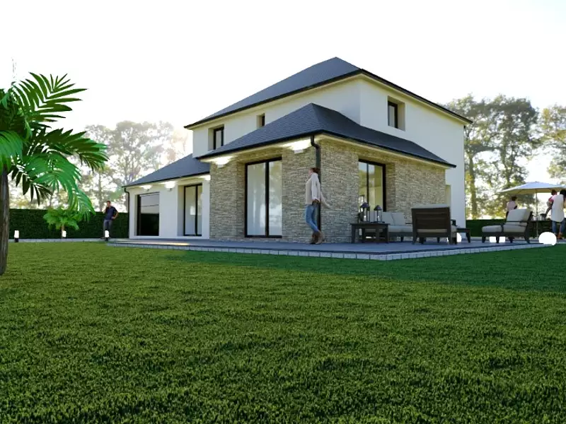 Maison neuve, 130 m² - Carpiquet (14650)