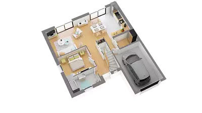 Maison neuve, 88,71 m²