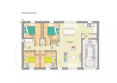 Maison neuve, 93 m²