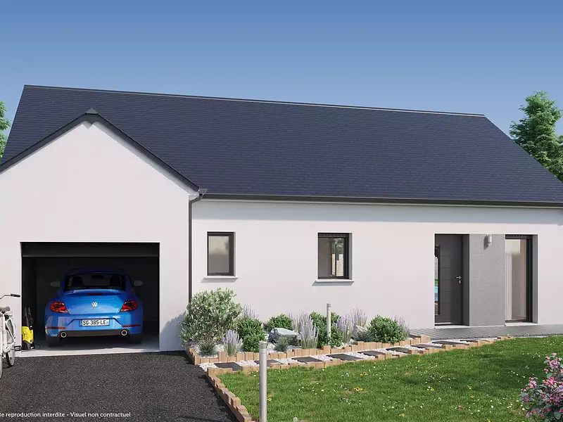 Maison neuve, 79 m² - Questembert (56230)