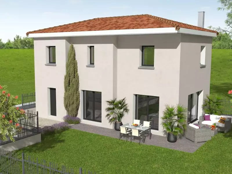 Maison neuve, 90 m² - Montanay (69250)