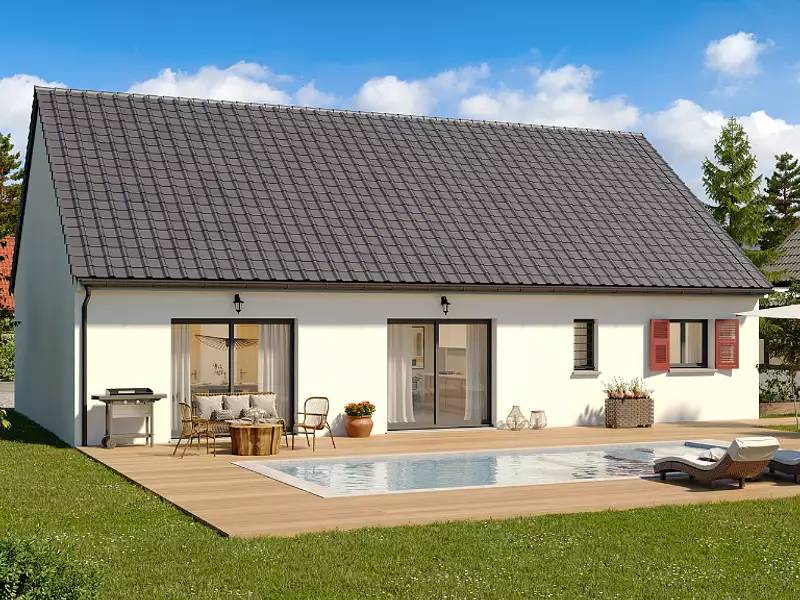 Maison neuve, 101 m² - Bouconvillers (60240)