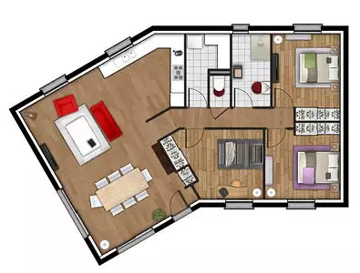 Maison neuve, 93 m²