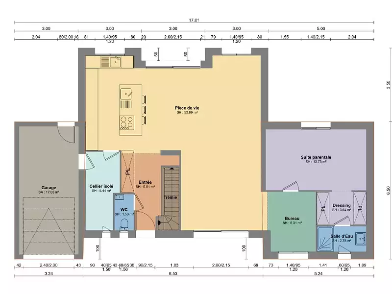 Maison neuve, 150 m² - Boissettes (77350)