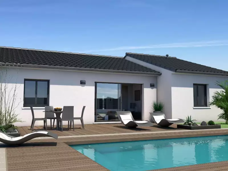 Maison neuve, 87 m² - Lasserre-Pradère (31530)
