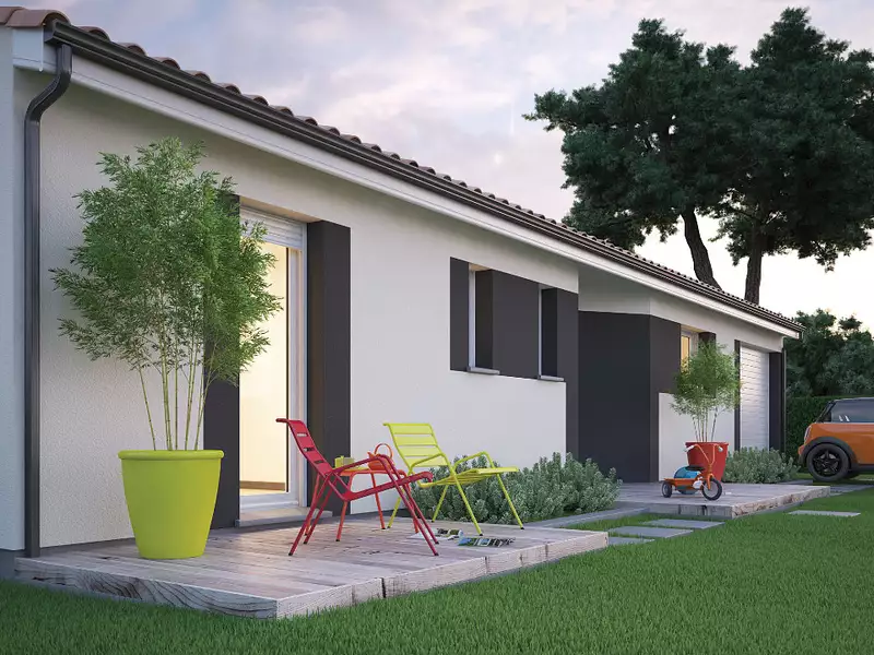 Maison neuve, 65 m² - Saint-Savinien (17350)