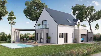Maison neuve, 95 m²