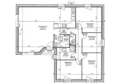 Maison neuve, 94 m²