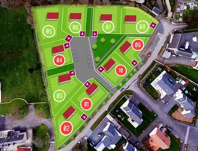 Terrain à bâtir, 349 m²