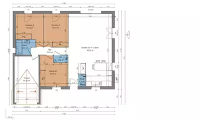 Maison neuve, 82 m²