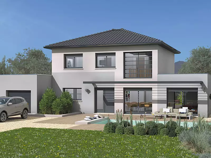 Maison neuve, 140 m² - Chaponost (69630)