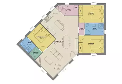 Maison neuve, 88 m²