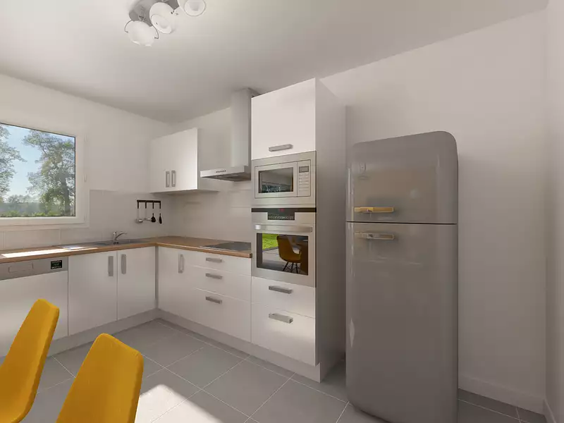 Maison neuve, 98 m² - Hommes (37340)