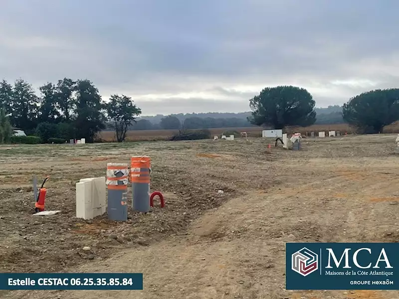 Terrain à bâtir, 497 m² - Saint-Maurice-sur-Adour (40270)