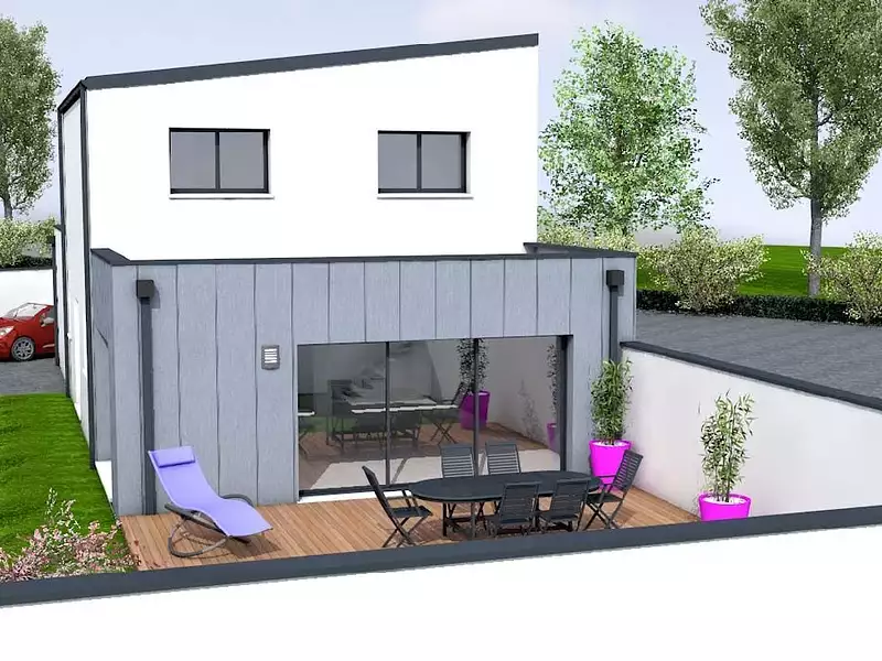 Maison neuve, 122,9 m² - Saint-Julien-de-Concelles (44450)