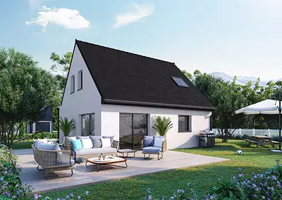 Maison neuve, 85,53 m²