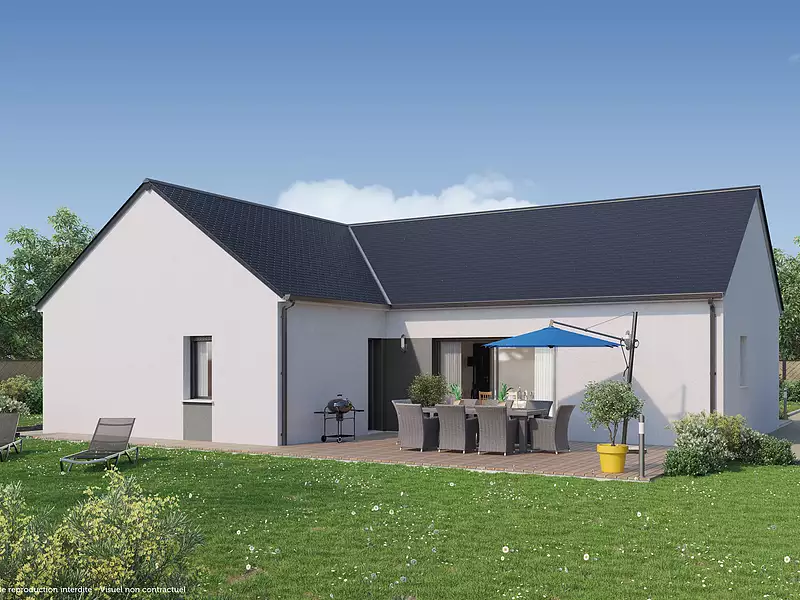 Maison neuve, 109 m² - Loches (37600)