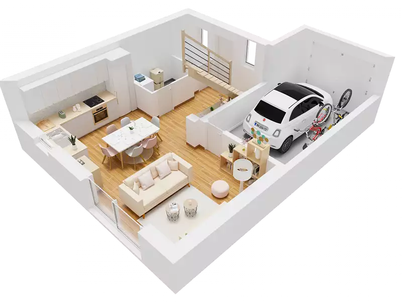 Maison neuve, 76 m² - Ury (77760)