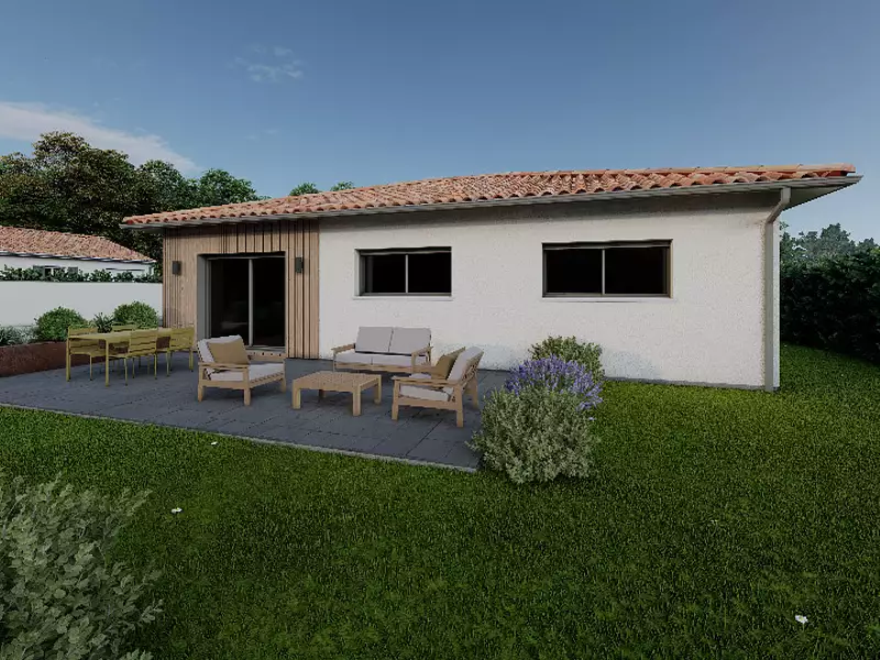 Maison neuve, 90 m² - Chaniers (17610)