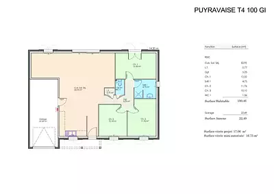 Maison neuve, 100 m²