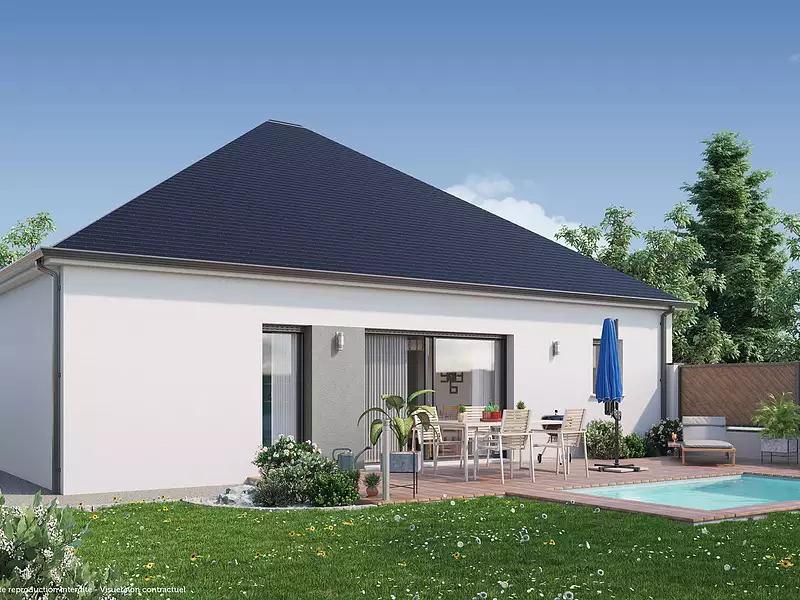 Maison neuve, 90 m² - Jarzé Villages (49140)