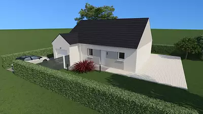 Maison neuve, 76 m²