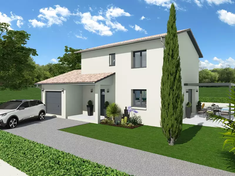Maison neuve, 94 m² - Montmerle-sur-Saône (01090)