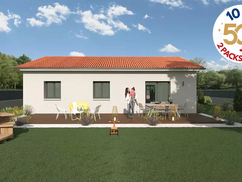 Maison neuve, 79 m² - Balbigny (42510)