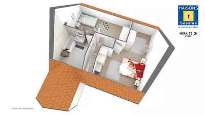 Maison neuve, 76 m²